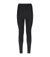 Wolford Midnight Grace Front-slit Jersey Leggings