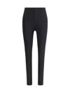 Wolford Midnight Grace Front-slit Jersey Leggings In Black
