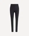 Wolford Midnight Grace Front-slit Jersey Leggings In Black