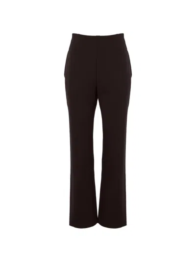 Wolford Scuba Slim-fit Trousers In Brown
