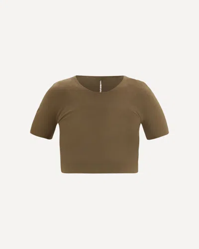 Wolford Seamless Fitted Sports T-shirt In Brown