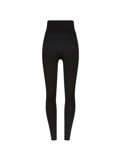 Wolford Seamless Knitted Leggings In Black