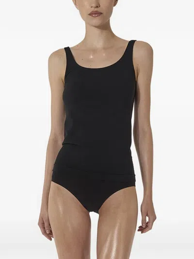 Wolford Seamless Virgin Wool Top In Black