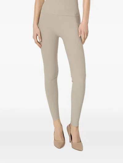 Wolford Seamless Warp-knit Leggings In 뉴트럴