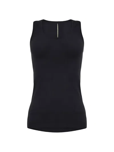 Wolford Seamless Warp-knit Tank Top In Black