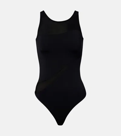 Wolford Jamaica String Bodysuit In Black