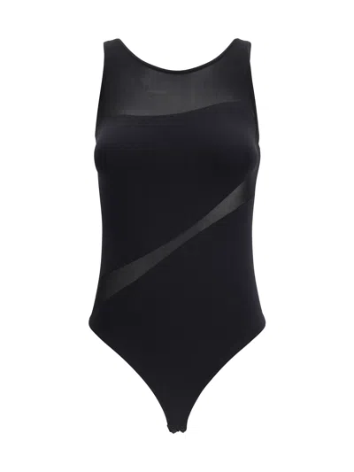 Wolford Shade Sleeveless String Body In Black