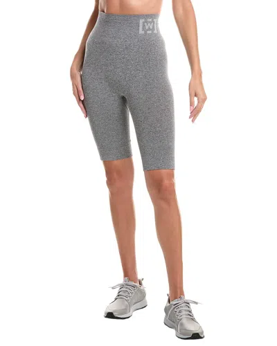 Wolford Shaping Athleisure Bike Short In Gray
