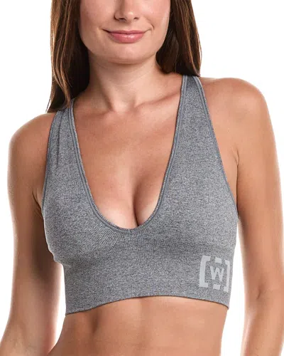 Wolford Shaping Athleisure Sports Bra In Gray
