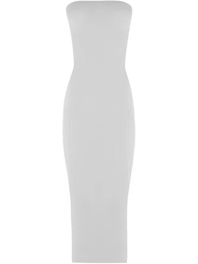 Wolford Shaping Fatal Midi Dress In Gray