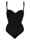 Wolford Shaping String Bodysuit In Black