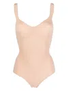Wolford Shaping String Bodysuit In Powder