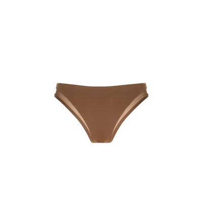 Wolford Sheer & Opaque Swim Brazilien In Brown
