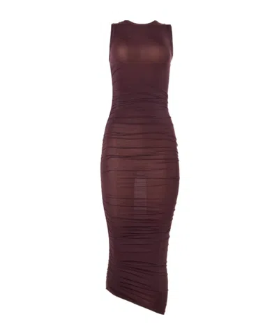 Wolford Bordeaux Polyamide Casual Dress In Purple