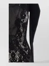 WOLFORD SHEER LACE DETAIL LONG SLEEVE JUMPSUIT