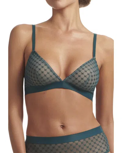 Wolford Triangle Bralette In Green