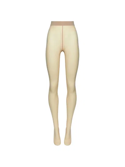 Wolford Sheer Matte Tights In Nude