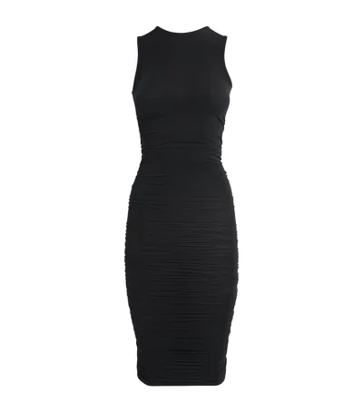 Wolford Sheer Midi Dress In Black