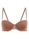 Wolford Sheer Opaque Bandeau Bra