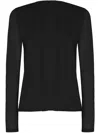 Wolford Aurora Modal Long Sleeved T-shirt In Black