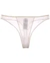Wolford Sheer Opaque Thong In Neutral