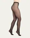 Wolford Sheer Pattern Tights, 30 Denier
