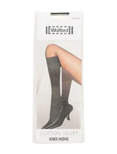 Pre-owned Wolford Sheer Tights. In Black