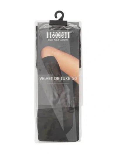 Pre-owned Wolford Sheer Tights. In Black
