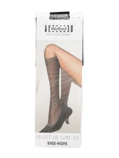 Pre-owned Wolford Sheer Tights. In Black