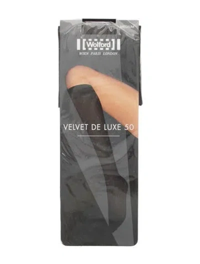 Pre-owned Wolford Sheer Tights. In Black