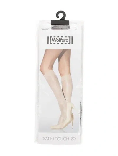 Pre-owned Wolford Sheer Tights. In Black