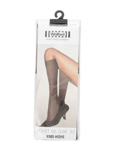 Pre-owned Wolford Sheer Tights. In Black
