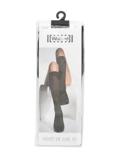 Pre-owned Wolford Sheer Tights. In Black