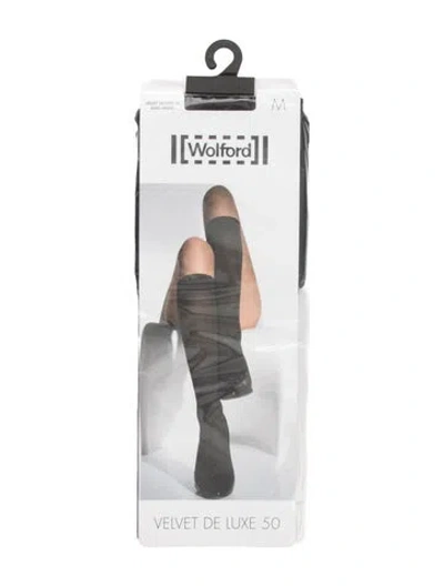 Pre-owned Wolford Sheer Tights. In Black