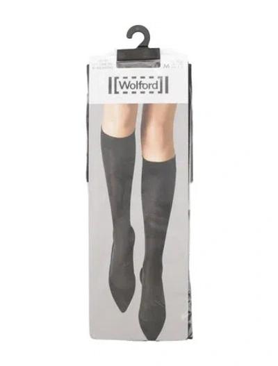 Pre-owned Wolford Sheer Tights. In Black
