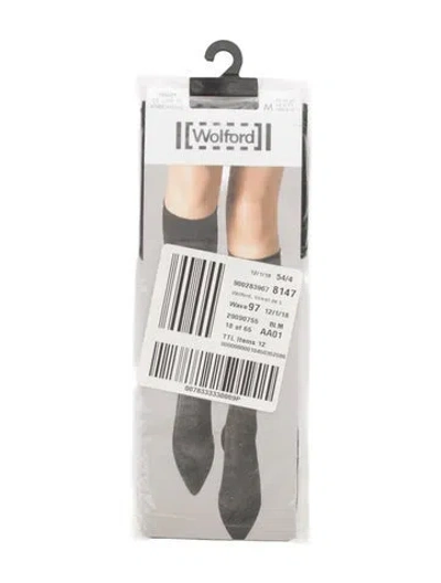 Pre-owned Wolford Sheer Tights. In Black