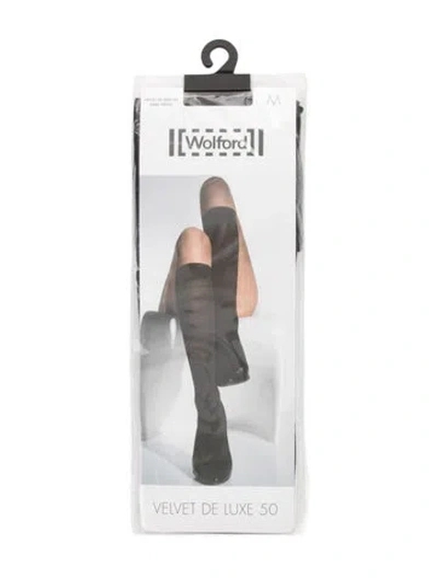 Pre-owned Wolford Sheer Tights. In Black
