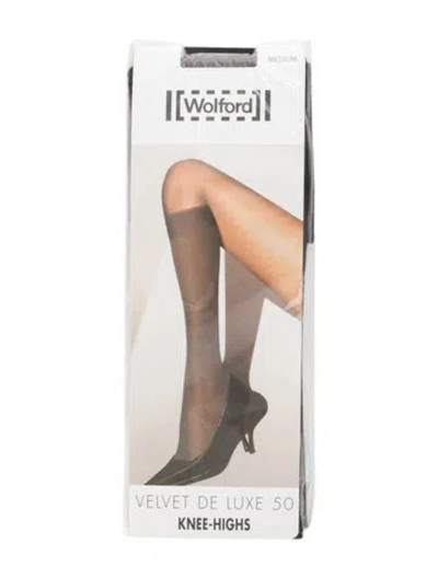 Pre-owned Wolford Sheer Tights. In Black