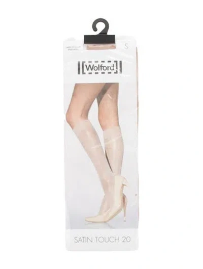Pre-owned Wolford Sheer Tights. In Brown