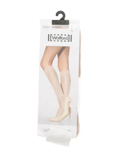 Pre-owned Wolford Sheer Tights. In Neutral