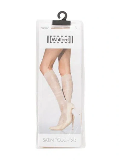 Pre-owned Wolford Sheer Tights. In Silver