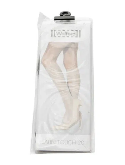 Pre-owned Wolford Sheer Tights. W/tags In Black