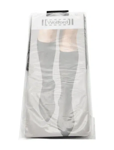 Pre-owned Wolford Sheer Tights. W/tags In Black