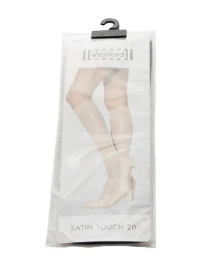 Pre-owned Wolford Sheer Tights. W/tags In Black