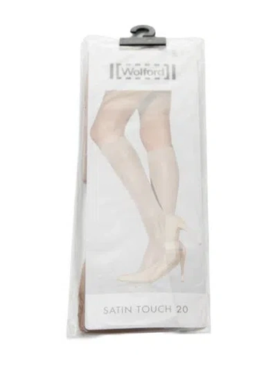 Pre-owned Wolford Sheer Tights. W/tags In Brown