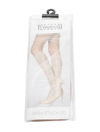 Pre-owned Wolford Sheer Tights. W/tags In Neutral