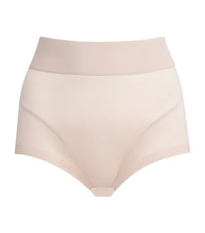 Wolford Sheer Touch Briefs In Pink