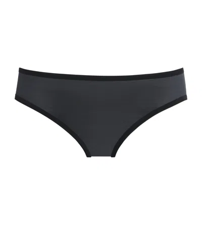 Wolford Sheer Touch Tanga Briefs In Black