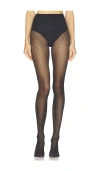 Wolford Shimmer Effect Tights In Black