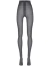 Wolford Shimmer Thights In Grey
